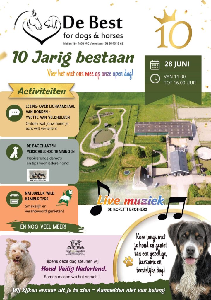 Flyer opendag De Best